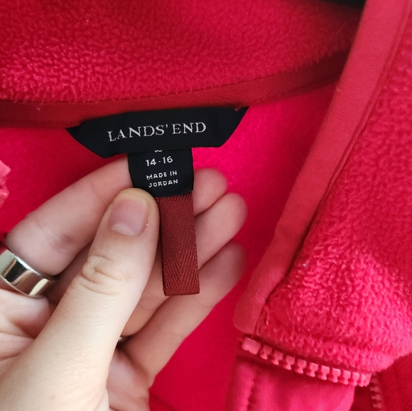 Woolrich Heirloom Red Long Sleeve Andes Fleece Lightweight Full-Zip Jacket Coat - Picture 2 of 2